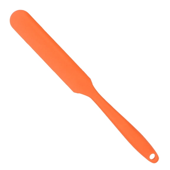 Yajisi Reusable Silicone Wax Spatula Hair Removal Applicator Scraper for Home Salon Wax Warmer, Non-Stick Easy to Clean Hard Waxing Stick, Orange Color, 9.84 inches / 25.00 cm Size