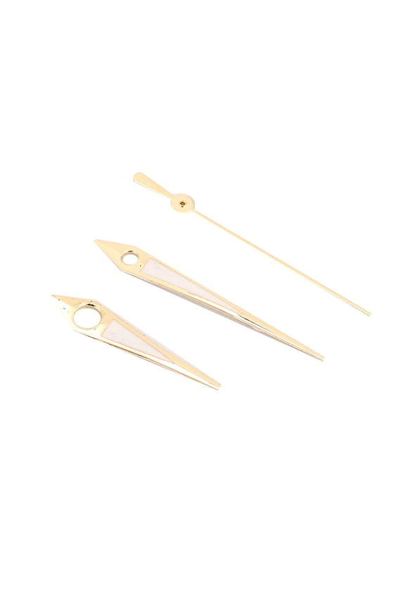 Rose Gold Watch Hands Replacement Set for ETA2824 Movement, Premium Hour Minute Second Needles Accessory Kit for Men's Watches, Clock Repair Parts (0.35 inch / 9 mm to 0.53 inch / 13.5 mm)