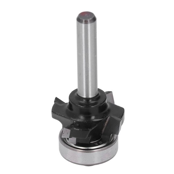 Yajisi Roundover Edging Router Bit 4 Flute Cemented Carbide Forward Edge Forming Beading Router Bit Woodworking Tool Accessory (Length 7.87 inches / 20 cm)