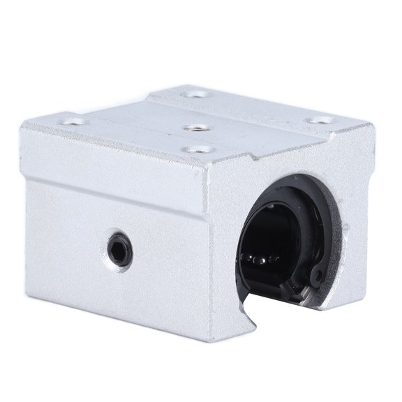 Yajisi SBR16UU Linear Bearing Aluminum Slide Block Pillow Block, CNC Router Parts & Transmission Equipment Accessories, 16mm/0.63 in Shaft Diameter