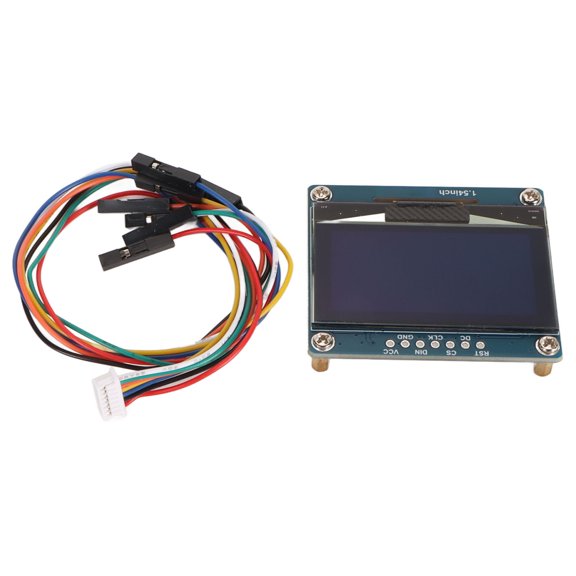 Yajisi SSD1309 1.54inch Organic Light Emitting Diode Module 4 Wire SPI I2C Interface 128x64 Resolution for RasPi STM32 Blue