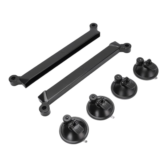 Yajisi Satellite Suction Cup Mount for Car Window and Sunroof, Heavy Duty ABS Satellite Dish Suction Cup Mounting Kit for RV Driving, Secure Luggage Rack Pole Bracket Holder (12 inches / 30.5 cm)