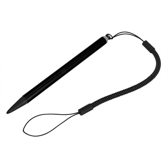 Yajisi Screen Touch Painting Pen Resistive Stylus with Spring Rope For POS PDA Navigator, Black (4.92 in / 12.5 cm)