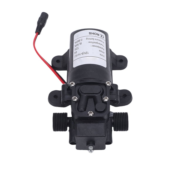Yajisi Self Priming Sprayer Pump 72W 12V Water Pump for Cars RVs Boats Watering Cleaning Irrigation US Plug 1/2 inch / 20mm Outer Diameter 6L/MIN Flowing Rate High Pressure 0.9MPA Durable Material