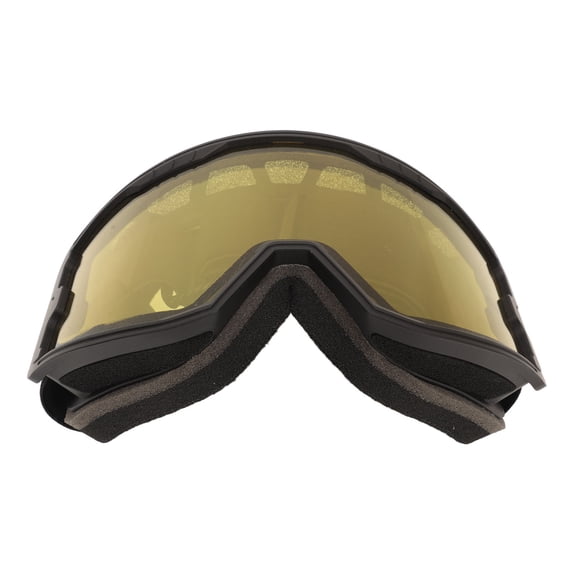 Yajisi Ski Goggles Double Layer Sun Protection Anti Fog Adjustable Elasticity Snowboard Goggles for Men Women Youth Black Frame Yellow Lens