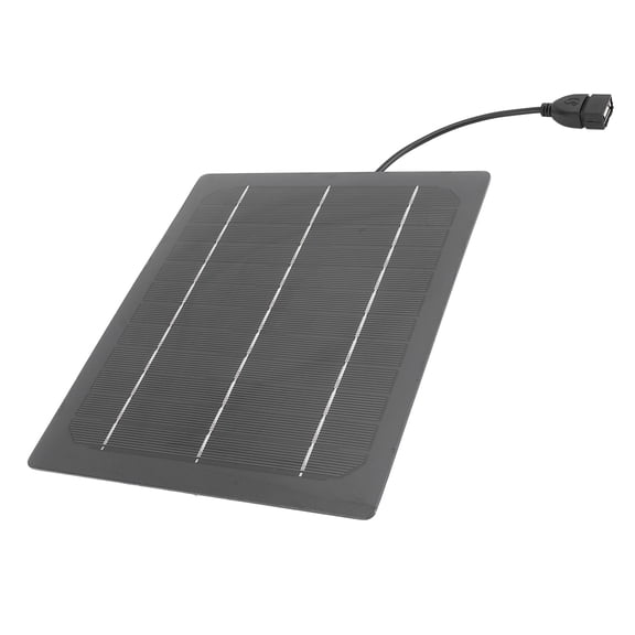 Yajisi Small Solar Panel 7W 5V Solar Charger High Efficiency Monocrystalline for Camping Fan Power Bank Phone