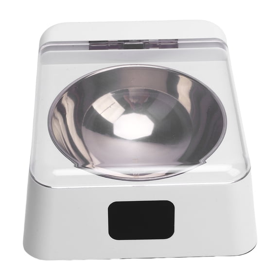Yajisi Smart Automatic Pet Feeder with Infrared Motion Sensor Lid Opening and USB Charging Long Battery Life Food Dispenser Dog Cat Bowl 350ml / 11.84 fl oz