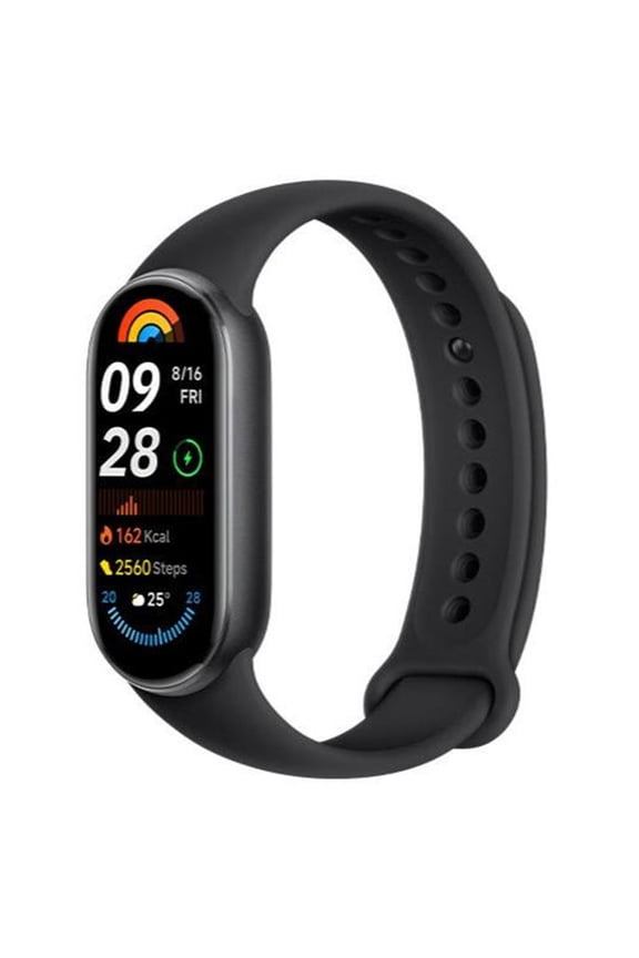 Smart Band 9 1.62 inches / 4.11 cm AMOLED Screen Watch 150+ Sports Modes Black[cite: 1]