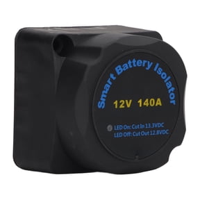 Yajisi Smart Battery Isolator Kit Voltage Sensitive Relay 12V 140A Dual Battery Automatic Charger for RV Car UTV