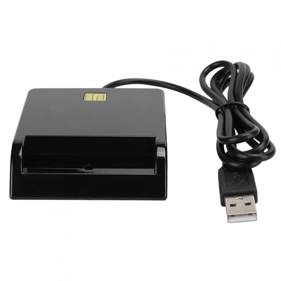 Yajisi Smart Card Reader Black for Windows 98/Me/2000/NT 4.0/XP/CE/Vista/7/8/8.1/10/Linux Memory Card USB Adapter 5.91 inches / 15 cm Desk Accessory[cite: 1]