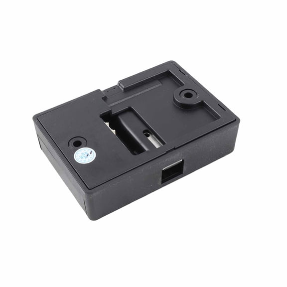 Yajisi Smart Fingerprint Cabinet Lock Biometric Keyless Drawer Lock with App Control for Home Office Gym Wardrobe Furniture Wood Doors (4.5 inches / 11.5 cm) Black Stainless Steel