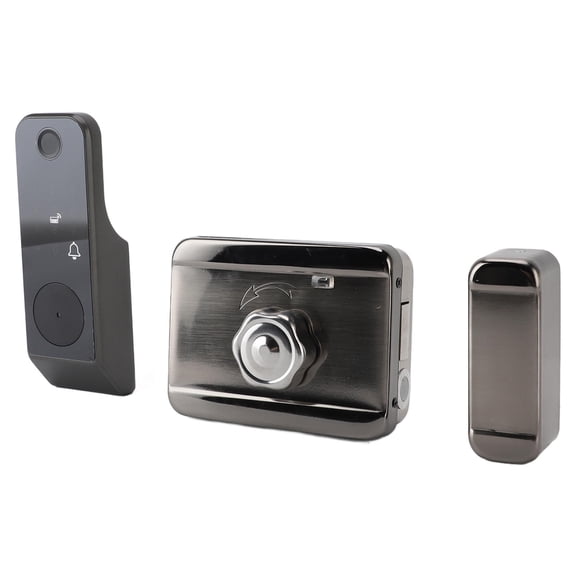 Yajisi Smart Lock DualFingerprint & App Remote Control, IP66 Waterproof, Emergency TypeC Charge, 8.2710.243.54 in, 2.92lb