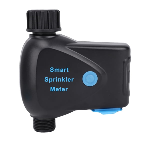 Yajisi Smart Sprinkler Timer for Tuya WiFi Garden Hose Outdoor Water Controller Automate Lawn Pool Watering System with Rain Delay Meter BSP (5.51 inches / 14 cm)
