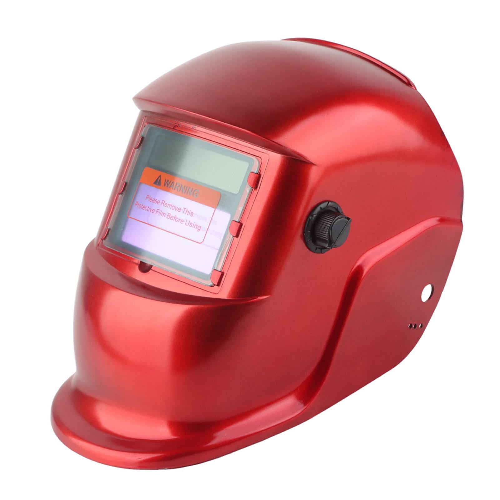 Yajisi Solar Auto‑Darkening Welding Helmet – Arc, TIG, MIG, Grinding & Welding Mask with 5‑Piece PC