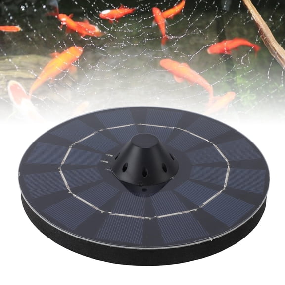 Yajisi Solar Floating Pond Aerator 2.5W Automatic Power Off 6V Water Pump Solar Powered, EasyFloat, Safe, Durable for Outdoor, Garden, Aquarium
