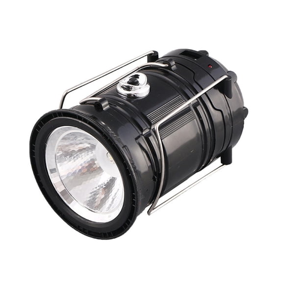 Yajisi Solar Rechargeable Camping Lantern – Folding Handheld Flashlight with USB Output, Portable Outdoor Light for Camping, Fishing, Emergencies