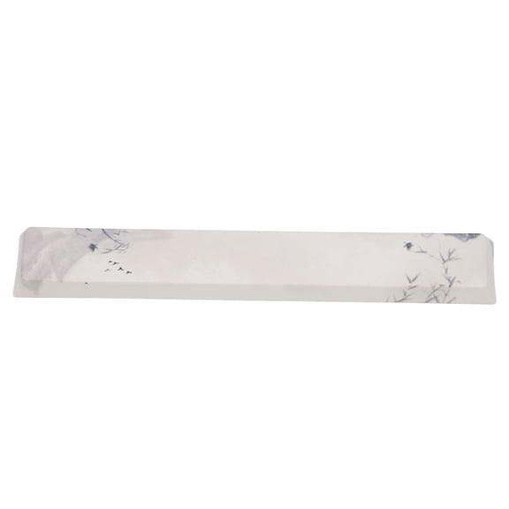 Yajisi Spacebar Keycap PBT Ink Mountain Pattern Universal Mechanical Keyboard Replacement Accessory 14 cm / 5.51 inches Upgrade Your Typing Experience With This Unique DIY Custom Keycap Design