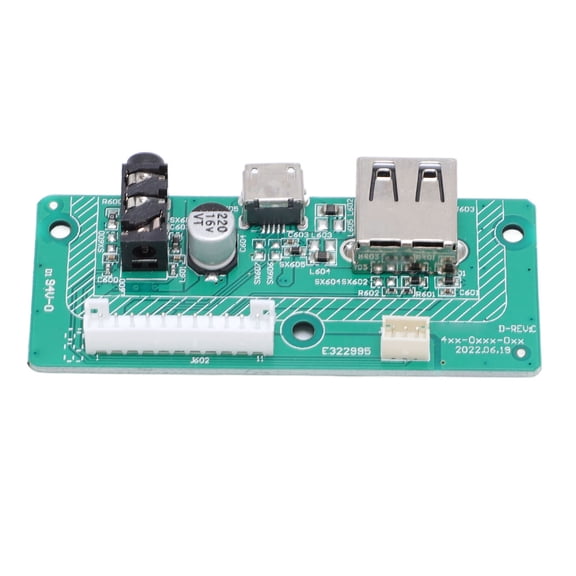 Yajisi Speaker Charging Port Board Green USB Sound Jack Circuit Board Replacement Component for Charge 3 GG Speaker Power Motherboard Module, 10 inches / 25.4 cm length, 10 oz weight