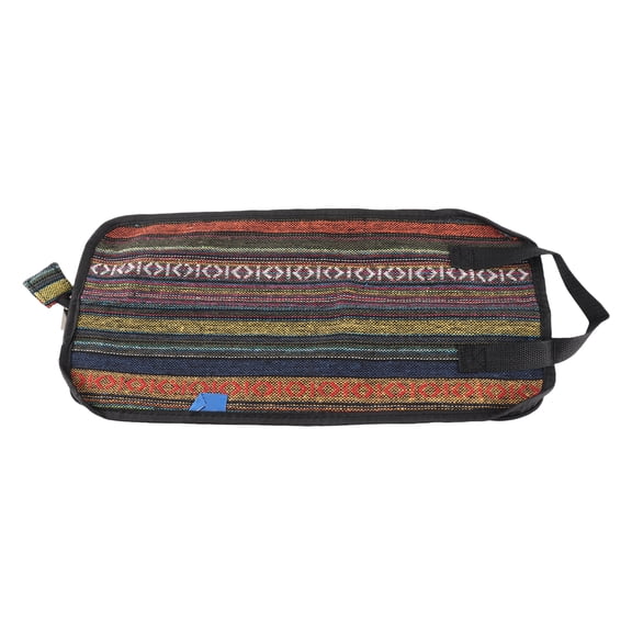 Yajisi Special National Style Woven Drum Stick Bag, Cotton Mallet Carrying Case with Hooks, Stores 4 Pairs, 17.9 inches / 45.5 cm