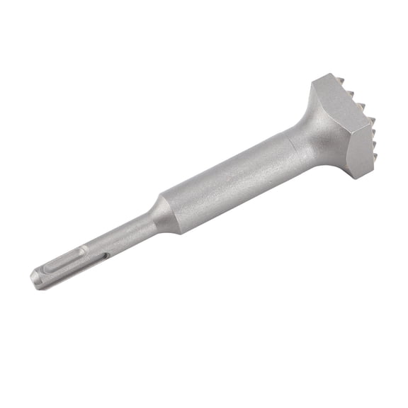 Yajisi Square Head Bushing Bit 40cr Steel Electric Flower Hammer Point Groove Chisel for Concrete Polishing and Smoothing, Heavy Duty Alloy Hammer Bushing Drill Bit Tool, 6 inches / 15.2 cm