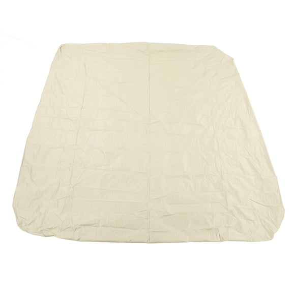 Yajisi Square Hot Tub Cover 82x82x12 Inches Beige Waterproof 190T Polyester Taffeta SPA Protector All Weather Resistance Hot Tub Cap (207x207x30cm)