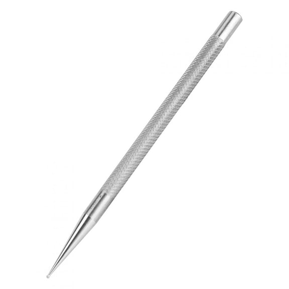 Yajisi Stainless Steel Leather Marking Pen Round Head Tracing Positioning Scribing Tool for Leathercraft DIY Projects, 4.6 inches / 11.8 cm