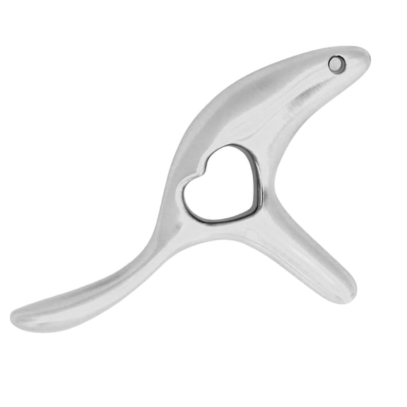 Yajisi Stainless Steel Trigger Point Massage Tool, Deep Tissue Massage Versatile Reflexology Tool for Arm, Foot, Leg Pain Relief, Portable Manual Acupressure Massager, Silver, 5.12 inches / 13 cm