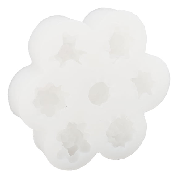 Yajisi Succulent Silicone Model 7-Hole Multifunctional Cake Decorating Mold for Fondant, Cupcake, Candy, Cookie, Ice, and Polymer Clay Baking Crafts