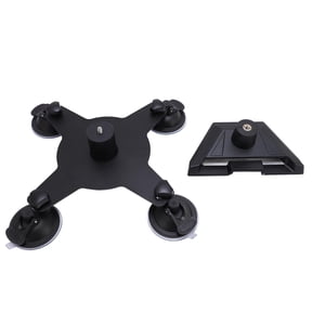 Yajisi Sunroof Suction Cup Mount Punchless Quick Release Stable Signal Satellite Bracket Car Mount for RVs Boats Trucks Road Trips 10.6 inches / 27 cm Black