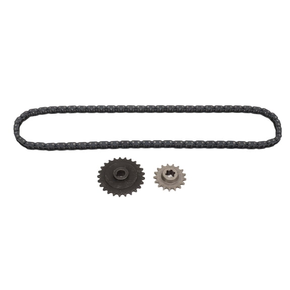 Yajisi T8F 17T Front Sprocket with T8F Rear Sprocket T8F 116 Link Chain Kit for Ty Rod 33cc 43cc 49cc Go Kart Mini Dirt Bike Scooter Replacement Parts