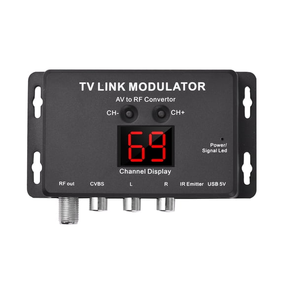 Yajisi TM80 TV LINK Modulator AV to RF Converter For Digital Set Top Box DVR DVD [cite: 1, 6]