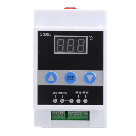 Yajisi TMC-6000 Digital Temperature Controller Thermostat 110-240V DC/AC with NTC Sensor for Cooling and Heating Systems