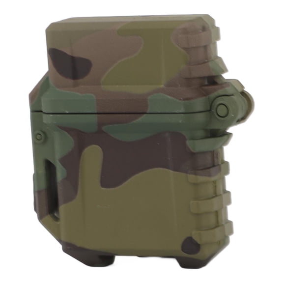 Yajisi Tactical Lighter Storage Case Box CP Color Waterproof Durable Holder Container Organizer Essential Heat Resistant Oil Proof Portable Survival Outdoor Accessory For Daily Carry
