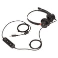 thumbnail image 1 of Yajisi Telephone Headset Volume Adjustment Microphone Mute USB Binaural Customer Service Headset, 1 of 9