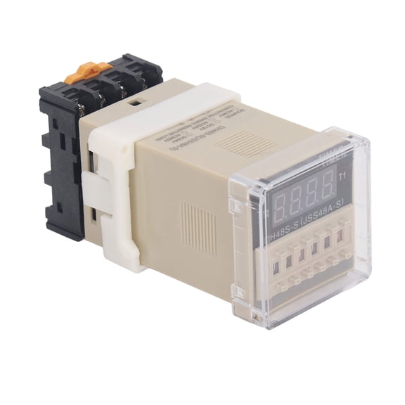 Yajisi Time Relay 0.1s To 99h Adjustable Digital Cycle Delay Timer Switch for Street Light Electrical Cabinet AC220V[cite: 1]