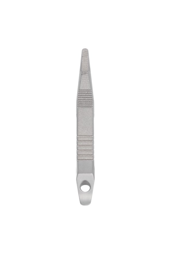 Titanium Alloy Mini Keychain Tweezer Portable EDC Tool for Outdoor Camping & Everyday Carry, Precision Pocket Tweezers (0.35 oz / 10g, Silver, 1-Pack)