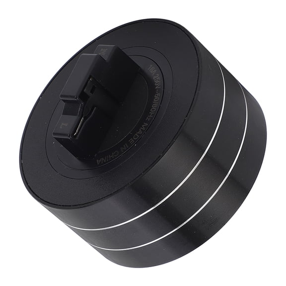 Yajisi Track Socket, Multifunctional Round Shape Surface Mounted Movable Electrical Power Outlet Track Socket with LED Indicator Light, 16A 250V Removable Outlet Adapter for Home Office Kitchen