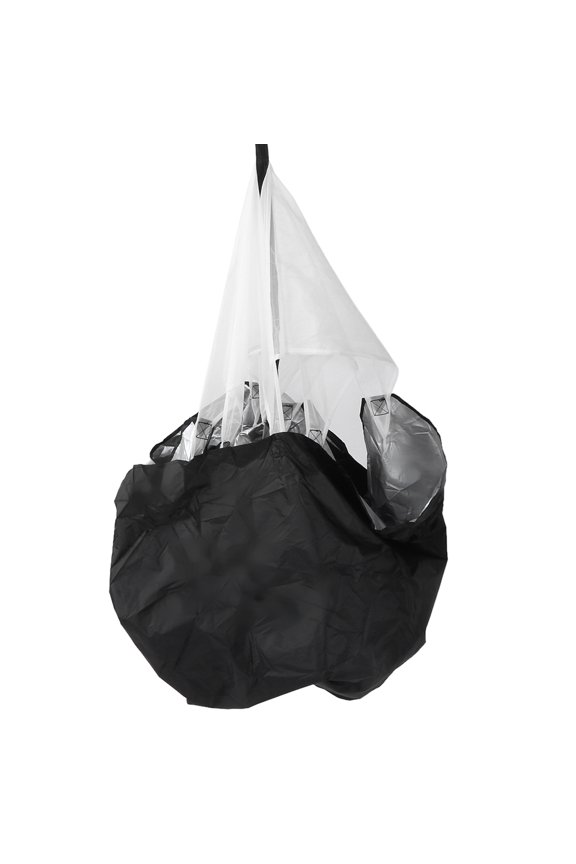 Training Resistance Parachute for Speed and Strength Exercise, Black Running Power Umbrella for Track and Field, 7.87 inches / 20 cm Length, Includes Cloth Carry Bag for Athletes