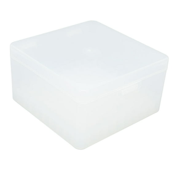 Yajisi Transparent Soft Shots Storage Box Organizer Case for EVA Foam Sponge Long Refills, Plastic Container Box for Toy Blaster Darts Accessory, 5.7 x 6.1 x 3.1 Inches / 14.6 x 15.5 x 8.0 cm