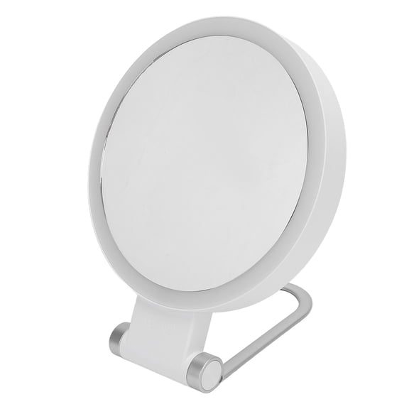 Yajisi Travel Makeup Mirror Dual Sided Round Foldable 1X 20X Magnification LED Lighted Vanity Mirror with Rechargeable 1000mAh Battery White
