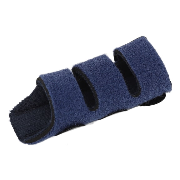 Yajisi Trigger Finger Splint Adjustable Tendon Release Pain Relief Finger Support Brace for Index Middle Ring Pinky Finger Straightener Corrector, 4.3x3.1 inches / 11x8 cm, Dark Blue