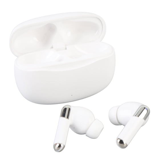 Yajisi True Wireless Language Translator Earbuds Real Time Online Translation Device Supports 144 Languages Bluetooth 5.4 Music Calling Built-in Mic White (3.9 inches / 10 cm)[cite: 1]