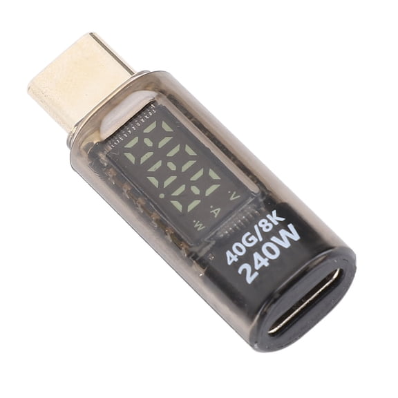 Yajisi Type C Adapter USB 4.0 PD 240W Fast Charging 40Gbps 8K Digital Display Full Functional (3.94 inches / 10 cm)