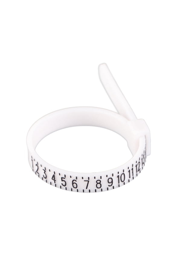 US Ring Sizer Measure Finger Gauge Scale, Professional Wedding Finger Measure Tool Stick, Accurate Sizes 1-17 (4.5 Inches / 11.5 cm)