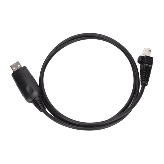 Yajisi USB Programming Cable PVC Wire 2 Way Radio Programming Cord for Kenwood TM-271A TM-481A TM-471A TM-281A, Reliable PC Connect Cord Converter Adapter, Black (39.37 inches / 100 cm)