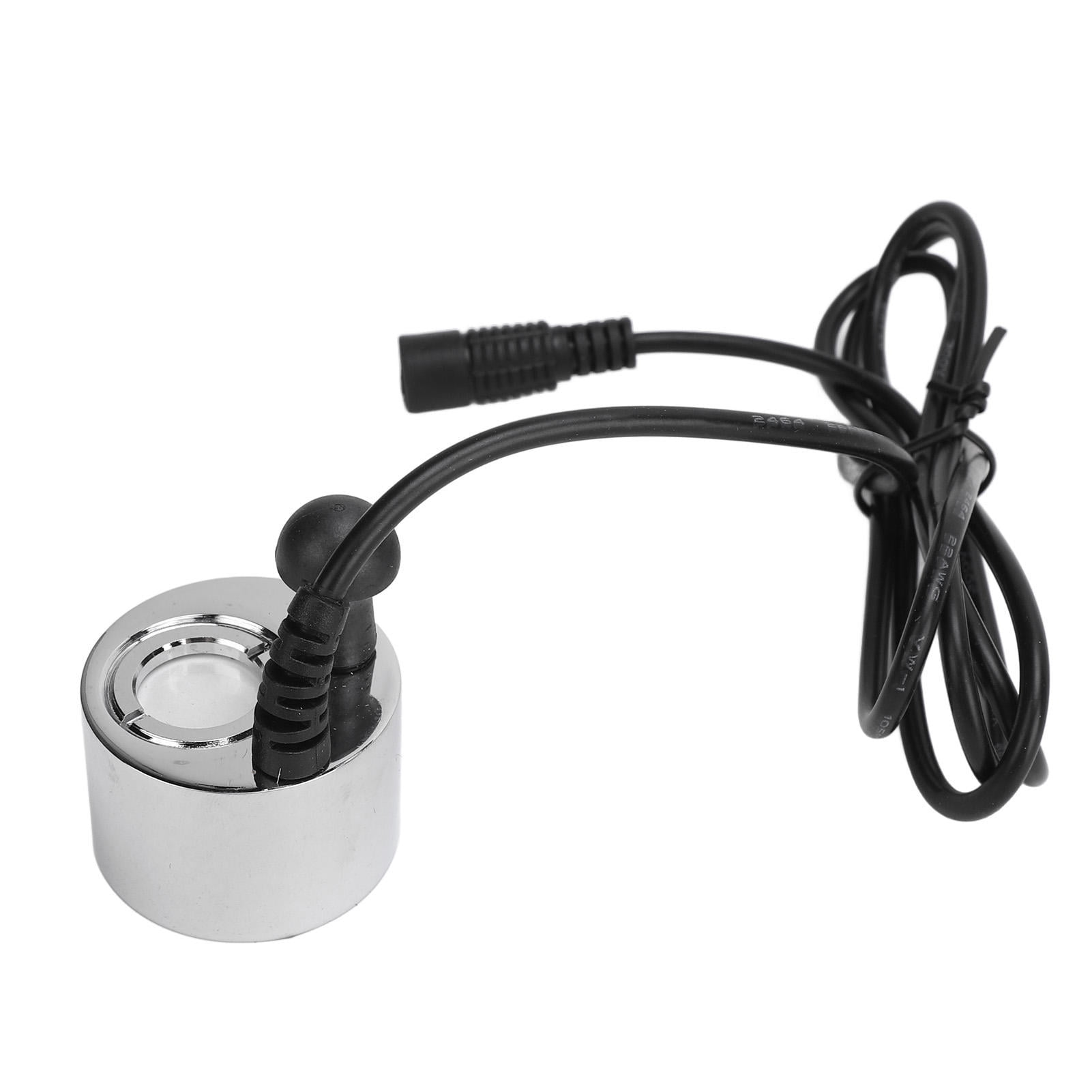 Yajisi Ultrasonic Mist Maker Copper Single Head Fog Machine, DC24V 350mL/H High Output, for Pond Fireplace Landscape Humidification, 5.91x3.94x1.57in