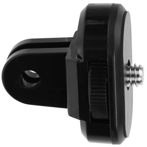 Yajisi Universal Action Camera 1/4 Inch Screw Mount Adapter with Locating Pin, Quick Release Tripod Selfie Stick Accessory for Action Cameras and Camcorders, Black