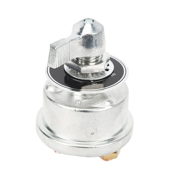 Yajisi Universal Battery Disconnect Switch 300A Rated Current Weatherproof Metal Housing Power Cut Isolator Kill Switch for Car Boat RV (12cm / 4.72 in)