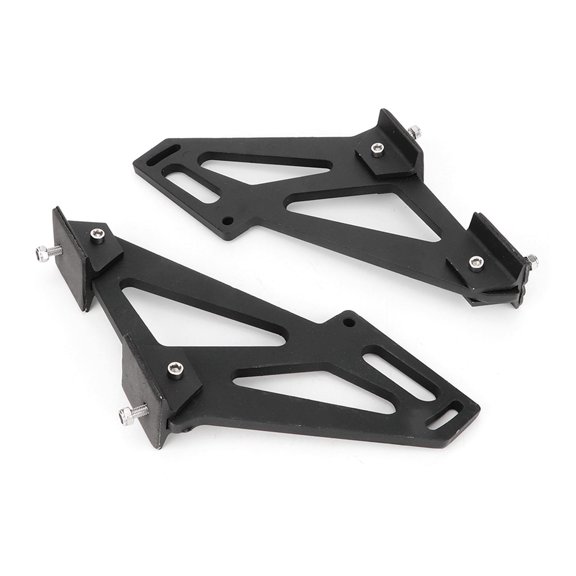 Yajisi Universal Car CNC Aluminum Alloy Rear Wing Trunk Racing Tail Spoiler Legs Mount Brackets (17 cm / 6.7 inches) Black