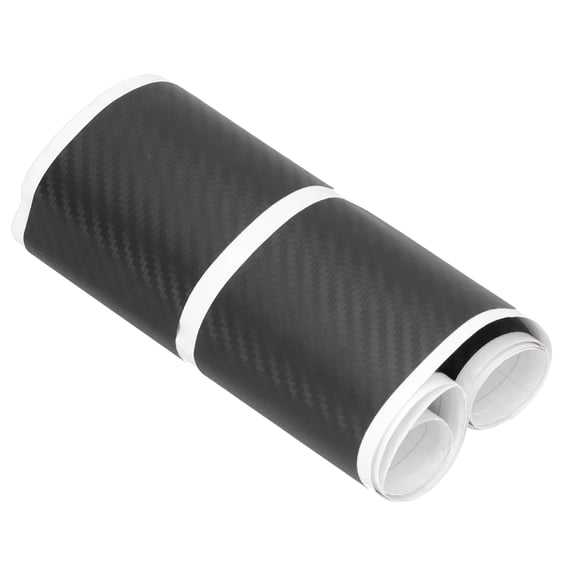 Yajisi Universal Car Door Sill Sticker Carbon Fiber Style Trunk Scuff Cover Guard Anti Scratch Protector Decal Accessory With Mounting Tool For Most Vehicles 16 inches / 40.6 cm